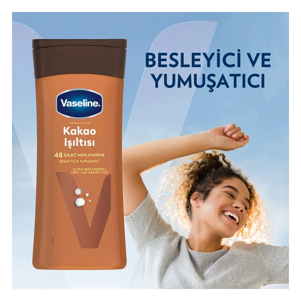 Vaseline Kakao Işıltısı 200 Ml Vücut Losyonu - Görsel 6