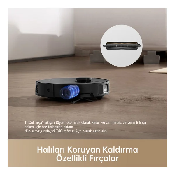 Dreame X40 Ultra Siyah Çöp İstasyonlu Akıllı Robot Süpürge - Görsel 8
