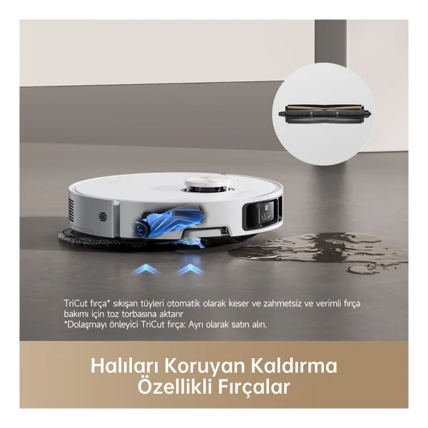 Dreame X40 Ultra Beyaz Çöp İstasyonlu Akıllı Robot Süpürge - Görsel 9
