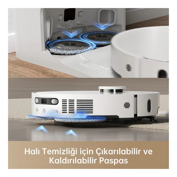 Dreame X40 Ultra Beyaz Çöp İstasyonlu Akıllı Robot Süpürge - Görsel 5