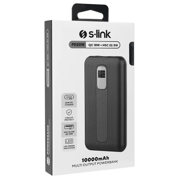 S-link G110 10000 mAh Hızlı Şarj Powerbank - Görsel 7