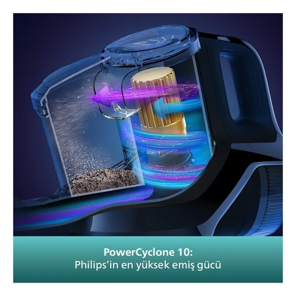 Philips Aqua Plus Xc8349/01 Şarjlı Dikey Süpürge - Görsel 6
