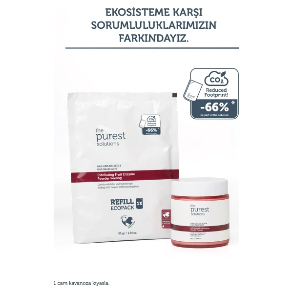 The Purest Solutions Exfoliating Fruit Enzyme %0,6 Azelaic Acid Powder Peeling 55 Gr - Görsel 6