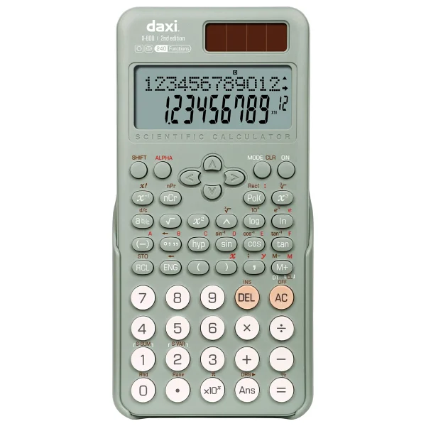 Daxi X-800 240 Fonksiyonlu Bilimsel Hesap Makinesi - Görsel 8