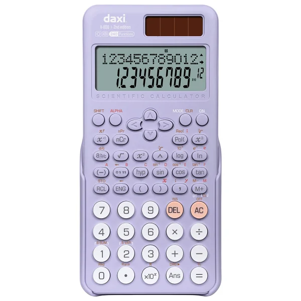 Daxi X-800 240 Fonksiyonlu Bilimsel Hesap Makinesi - Görsel 9