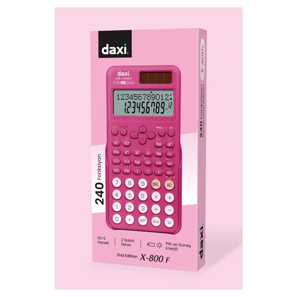 Daxi X-800 240 Fonksiyonlu Bilimsel Hesap Makinesi - Görsel 5