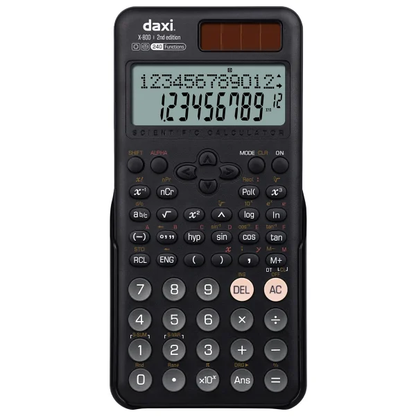 Daxi X-800 240 Fonksiyonlu Bilimsel Hesap Makinesi - Görsel 7
