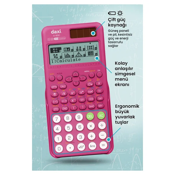 Daxi X-900 552 Fonksiyonlu Bilimsel Hesap Makinesi - Görsel 2