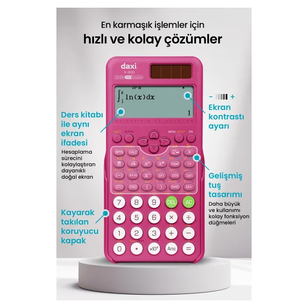 Daxi X-900 552 Fonksiyonlu Bilimsel Hesap Makinesi - Görsel 3