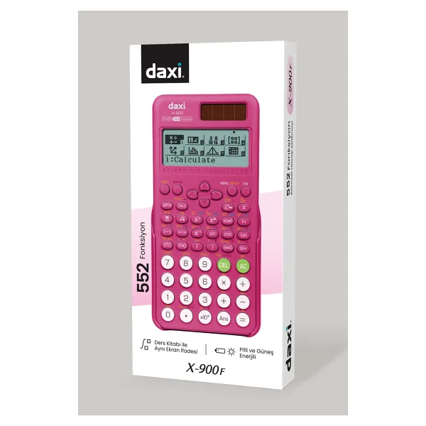 Daxi X-900 552 Fonksiyonlu Bilimsel Hesap Makinesi - Görsel 5