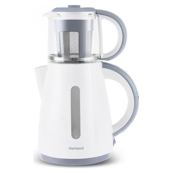 Homend Royaltea 1755h 1700 W Cam Demlikli Plastik Çay Makinesi - Görsel 2