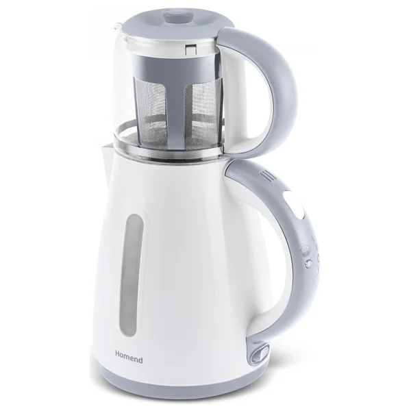 Homend Royaltea 1755h 1700 W Cam Demlikli Plastik Çay Makinesi - Görsel 4