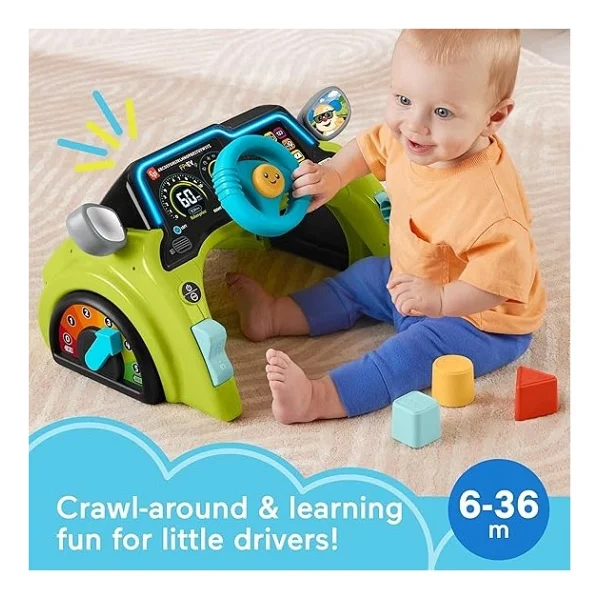Fisher Price İlk Arabam Aktivite Merkezi Hyr91 - Görsel 3