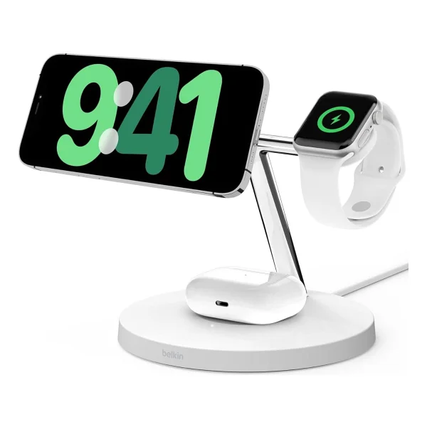 Belkin BoostCharge Pro WIZ009VF 3in1 Kablosuz Hızlı Şarj Aleti - Görsel 6