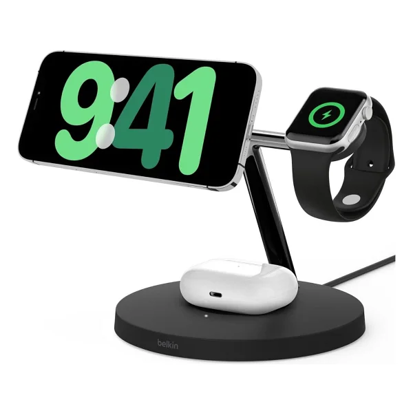 Belkin BoostCharge Pro WIZ009VF 3in1 Kablosuz Hızlı Şarj Aleti - Görsel 7