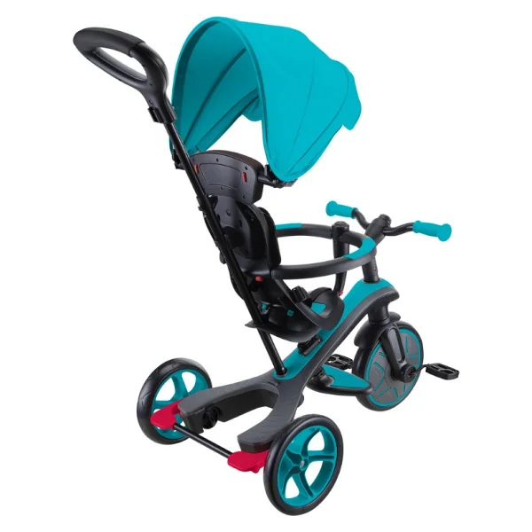 Globber Explorer Trike 4 İn 1 Mavi Bebek Bisikleti - Görsel 8