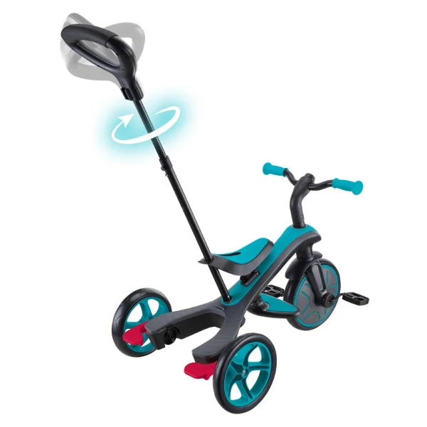 Globber Explorer Trike 4 İn 1 Mavi Bebek Bisikleti - Görsel 10