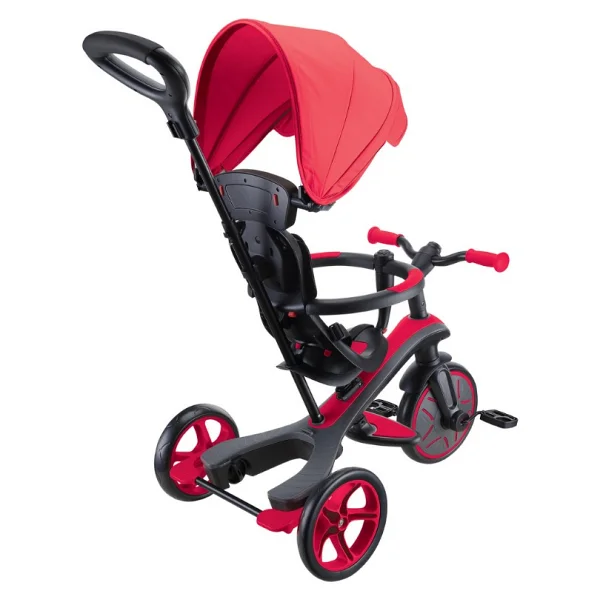Globber Explorer Trike 4 İn 1 Kırmızı Bebek Bisikleti - Görsel 6