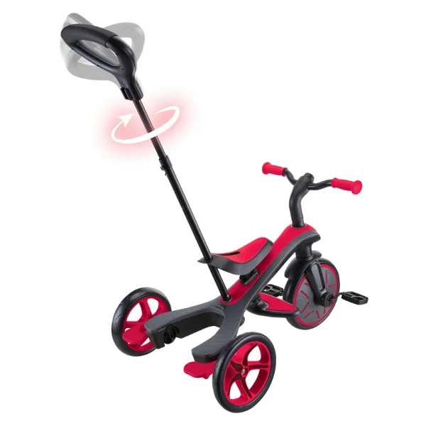 Globber Explorer Trike 4 İn 1 Kırmızı Bebek Bisikleti - Görsel 7