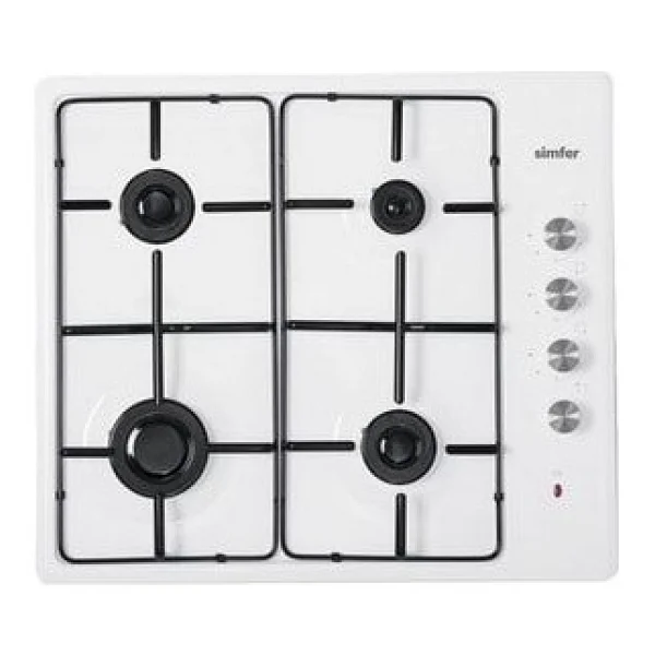 Simfer 3011 Bizote Beyaz Set Üstü Ocak - Görsel 3