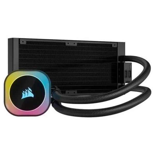 Corsair İcue Lınk H100i RGB Aıo Cw-9061001-Ww 240 Mm İşlemci Sıvı Soğutucu - Görsel 2