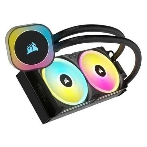 Corsair İcue Lınk H100i RGB Aıo Cw-9061001-Ww 240 Mm İşlemci Sıvı Soğutucu - Görsel 5