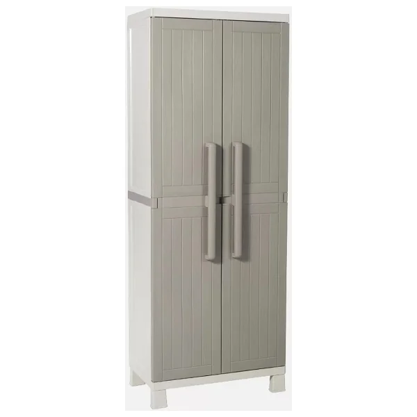 Evinizin Atölyesi 2 Kapılı Plastik Dolap, Bahçe Dolabı, Balkon Dolabı 65x37x173 Cm - Görsel 4