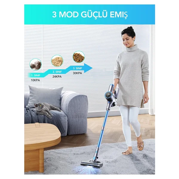 Greenote Gsc60 Şarjlı Dikey Süpürge - Görsel 5