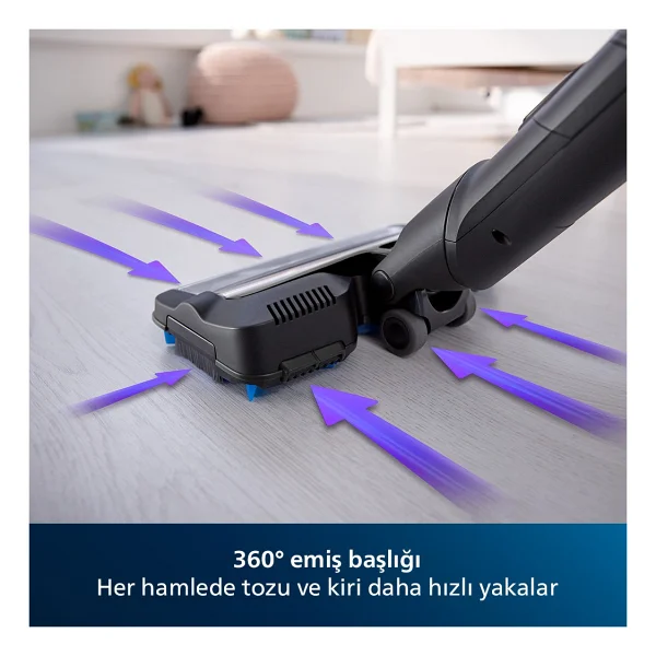 Philips Speedpro Max Xc7040/01 Şarjlı Dikey Süpürge - Görsel 6