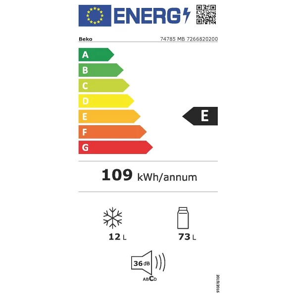 Beko 74785 MB Mini Buzdolabı - Görsel 5