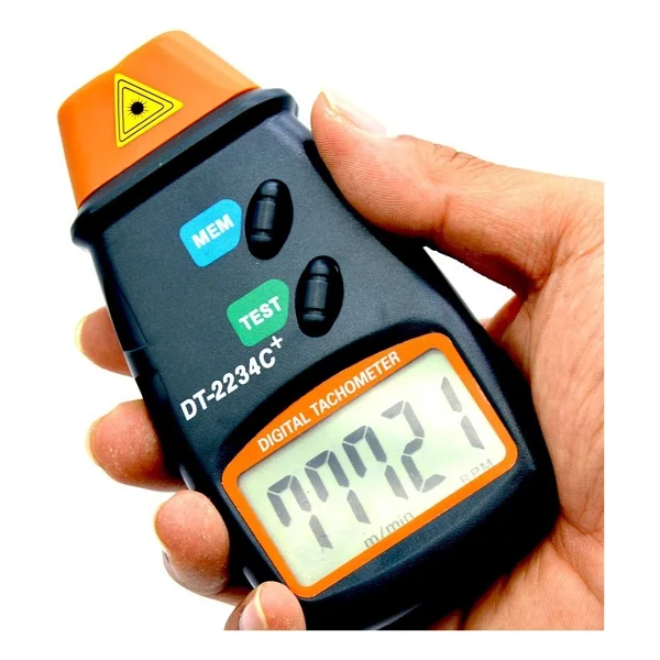 Dt-2234c Dijital Lazermetre Rpm Takometre Hız Göstergeli Devir Ölçer - Görsel 6