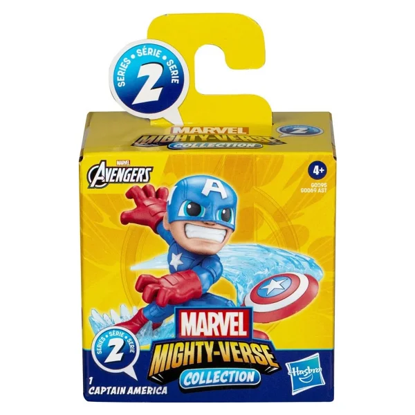 Marvel Avengers Mighty Verse Captain America Aksiyon Figürü G0095 - Görsel 9