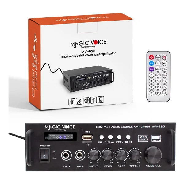 Magicvoice Mv-520 30 W Mikser Amfi - Görsel 3