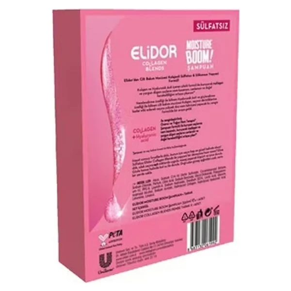 Elidor Collagen Blends Sülfatsız Yoğun Nem Terapisi Saç Bakım Seti 350 Ml + 3 Boyutlu Saç Fırçası - Görsel 2