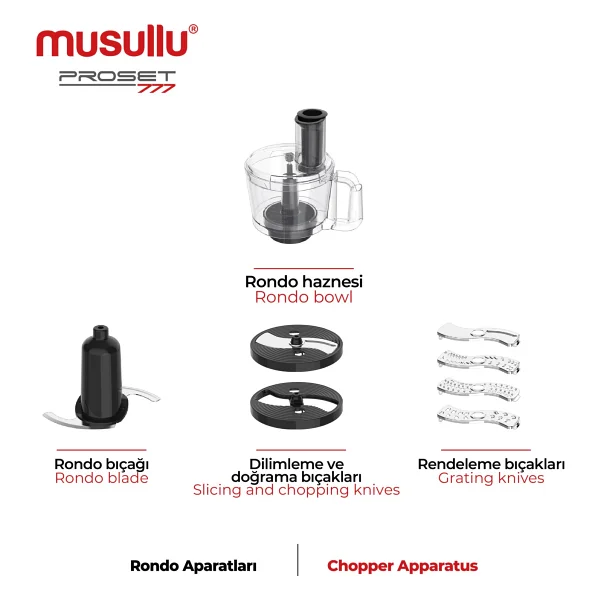 Musullu Proset Msl-3006 6.5 Lt 1800 W Stand Mikser - Görsel 8