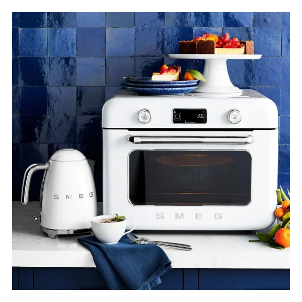 Smeg Cof01wheu Beyaz Tezgah Üstü Kombi Fırın - Görsel 4