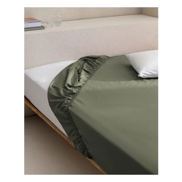 Madame Coco Manon King Size %100 Pamuk Ranforce Lastikli Çarşaf - Gri - 180X200CM - Görsel 10