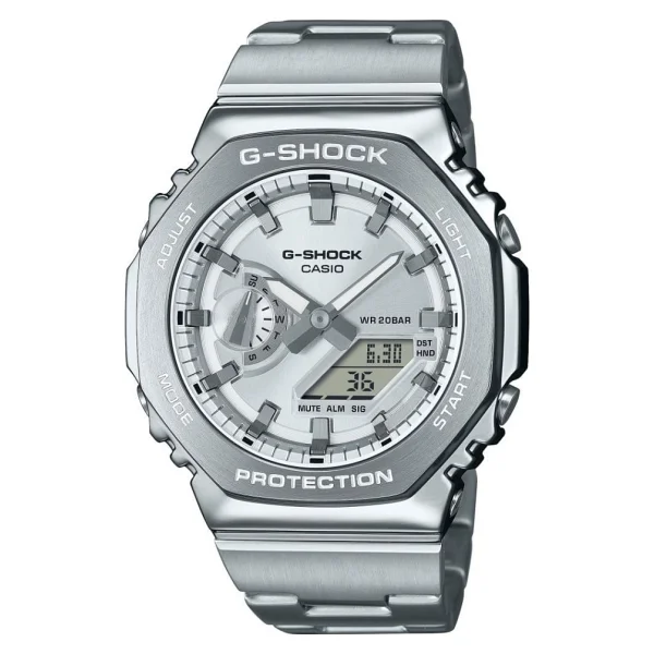 Casio G-Shock Gm-2110d-7adr Gümüş Erkek Kol Saati - Görsel 6