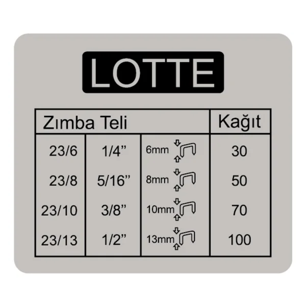 Lotte 100 Yaprak Arşiv Tipi Kollu Zımba Makinesi LT326 - Görsel 3