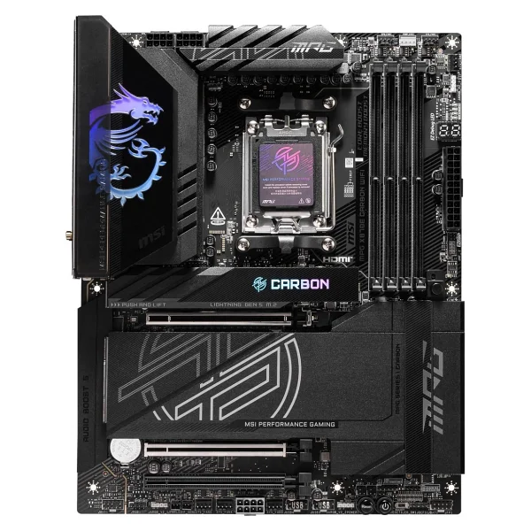 Msı Mpg X870e Carbon Wi-Fi AMD Am5 DDR5 Atx Anakart - Görsel 2