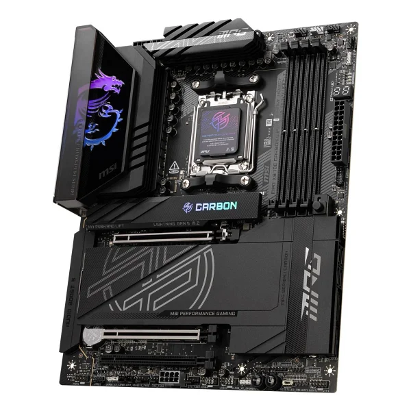 Msı Mpg X870e Carbon Wi-Fi AMD Am5 DDR5 Atx Anakart - Görsel 3