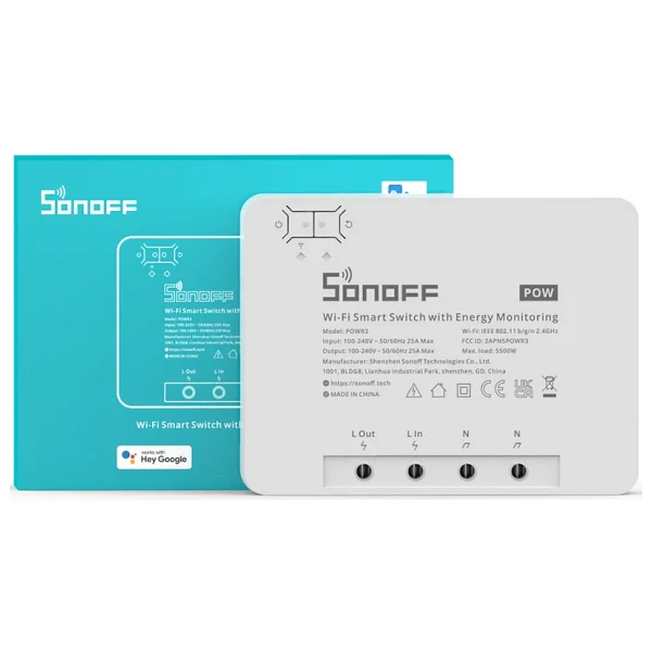Sonoff Pow R3 25ah Güç Ölçerli Akıllı Röle - Görsel 10