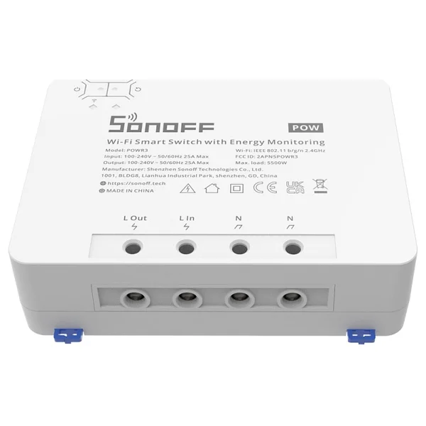Sonoff Pow R3 25ah Güç Ölçerli Akıllı Röle - Görsel 2