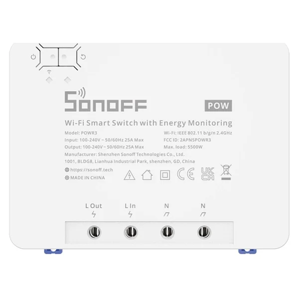 Sonoff Pow R3 25ah Güç Ölçerli Akıllı Röle - Görsel 5