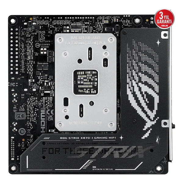 Asus Rog Strix X870-I Gaming Wi-Fi AMD Am5 DDR5 Mini Itx Anakart - Görsel 6