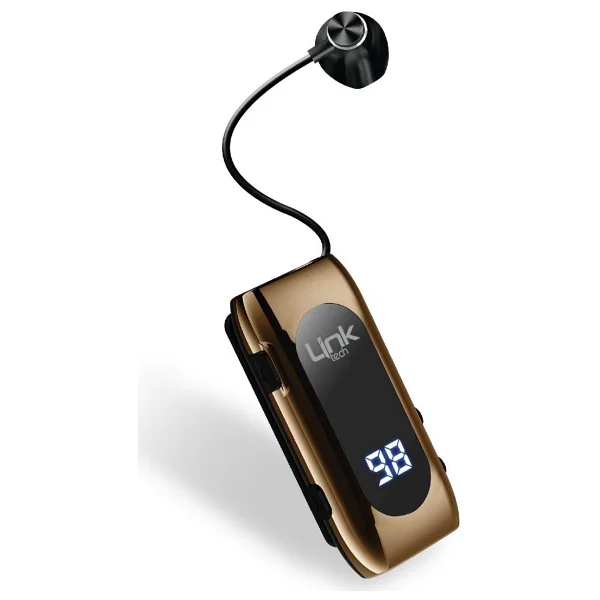 Linktech V80 Pro Makaralı Siyah Kulak İçi Bluetooth Kulaklık - Görsel 2