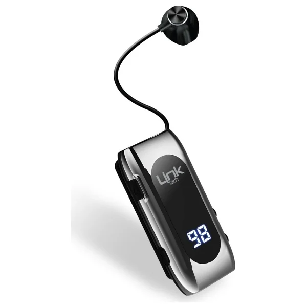 Linktech V80 Pro Makaralı Siyah Kulak İçi Bluetooth Kulaklık - Görsel 3