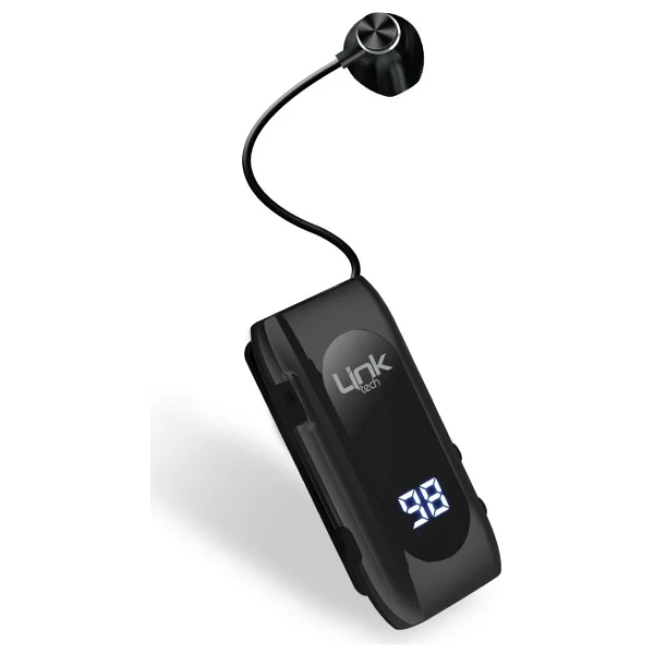 Linktech V80 Pro Makaralı Siyah Kulak İçi Bluetooth Kulaklık - Görsel 4