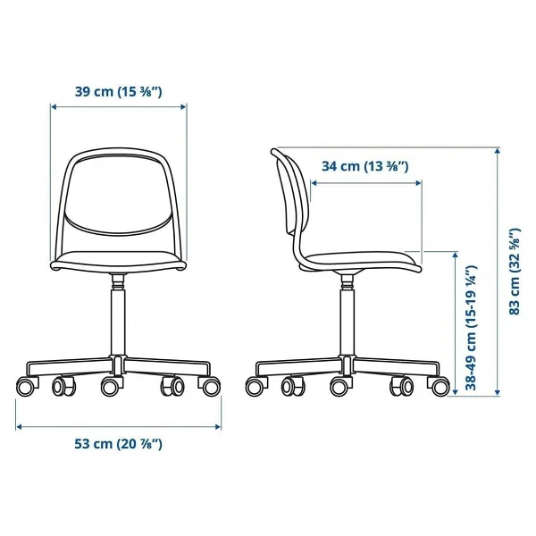 Ikea Örfjall Çocuk Çalışma Sandalyesi - Görsel 5