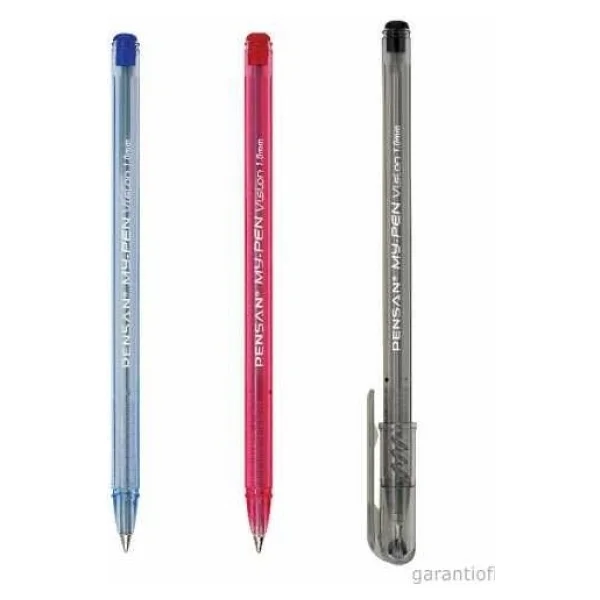 Pensan 2210 My-Pen 25'li Kırmızı Tükenmez Kalem - Görsel 2